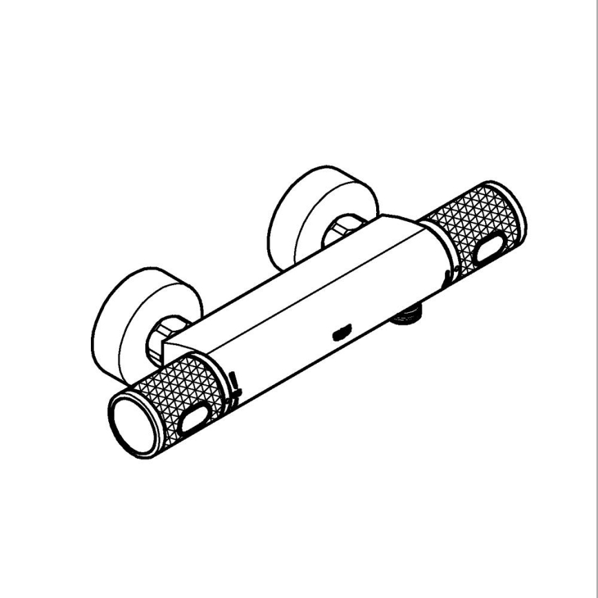 GROHE 34790000 - Θερμοστατική μπαταρία ντους PRECISION FEEL DN 15 χρώμιο