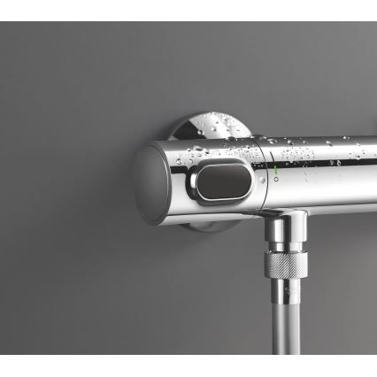 GROHE 34800001 - Σετ ντους με θερμοστατική μπαταρία PRECISION FLOW 600 mm γυαλιστερό χρώμιο