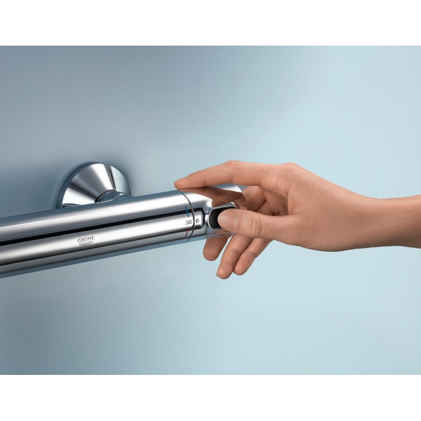 GROHE 34805001 - Σετ ντους με θερμοστατική μπαταρία PRECISION FLOW DN 15 γυαλισμένο χρώμιο