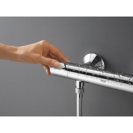 GROHE 34840000 - Θερμοστατική μπαταρία ντους PRECISION DN 15 γυαλιστερό χρώμιο