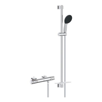 GROHE 34853001 - Σετ ντους με θερμοστατική μπαταρία PRECISION FEEL+ 90 cm, γυαλισμένο χρώμιο