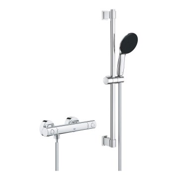 GROHE 34856000 - Σετ ντους με θερμοστατική μπαταρία PRECISION GET 600 mm γυαλισμένο χρώμιο