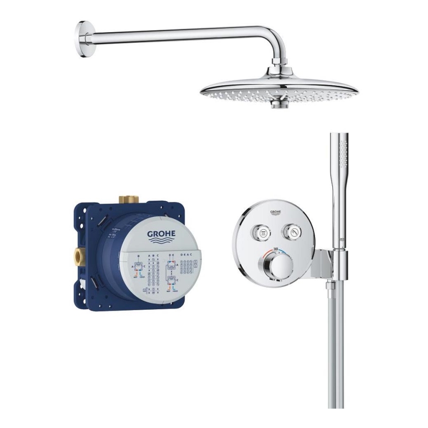 GROHE 34878000 - Σύστημα ντους PRECISION SMARTCONTROL 260 mm, γυαλιστερό χρώμιο