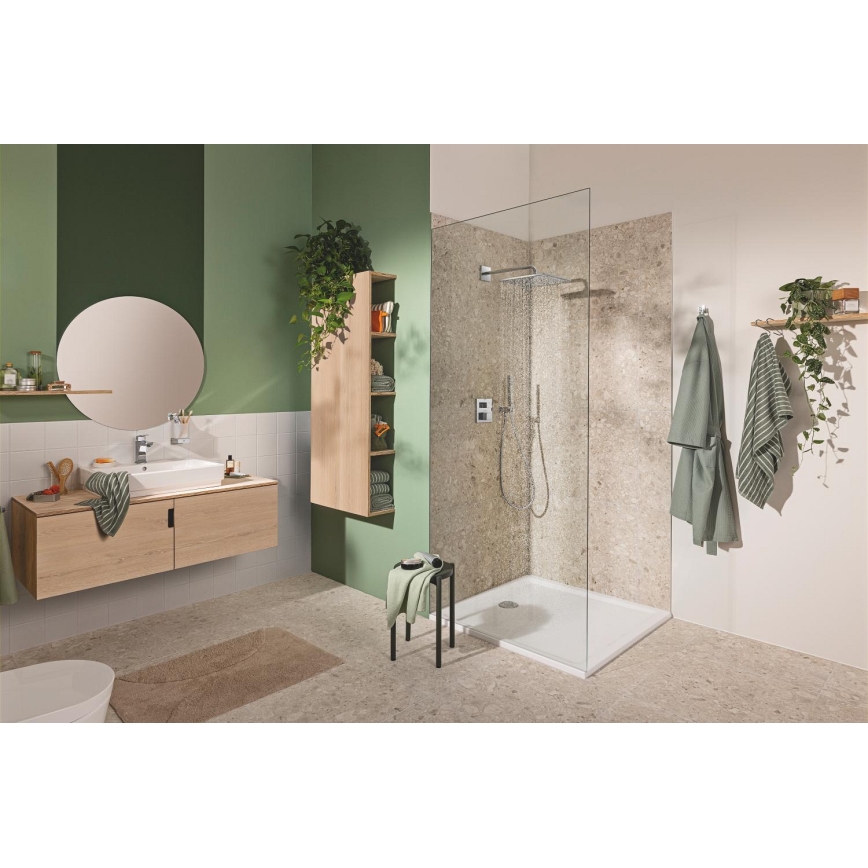 GROHE 34879000 - Εντοιχισμένο σύστημα ντους PRECISION CUBE 310 × 310 mm χρωμέ