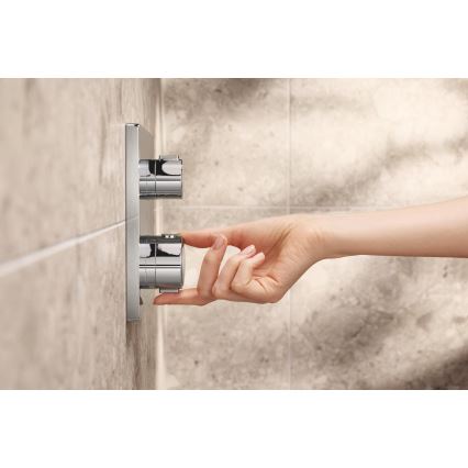 GROHE 348822430 - Σετ ντους PRECISION 250 × 250 mm μαύρο