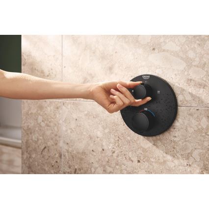 GROHE 348832430 - Σετ ντους VITALIO START 250 mm μαύρο