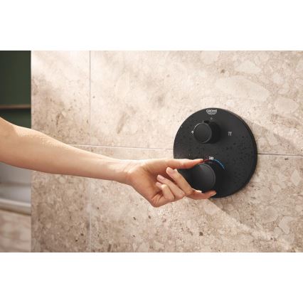 GROHE 348832430 - Σετ ντους VITALIO START 250 mm μαύρο