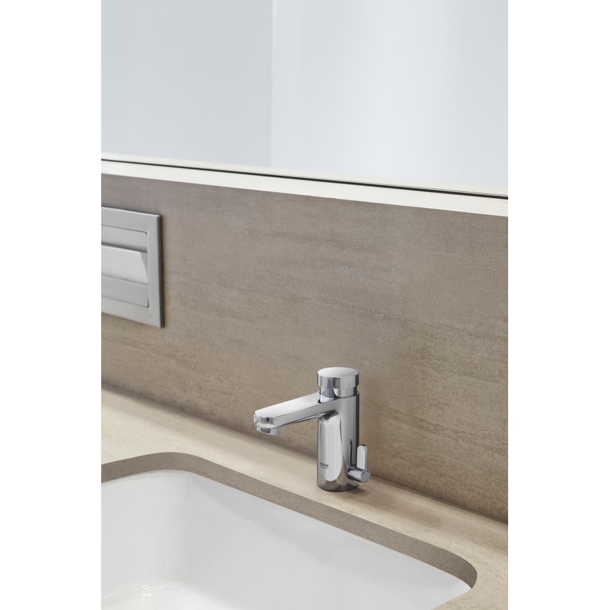GROHE 36317000 - Μίκτης νιπτήρα με αυτόματο κλείσιμο EUROSMART COSMOPOLITAN T χρωμέ