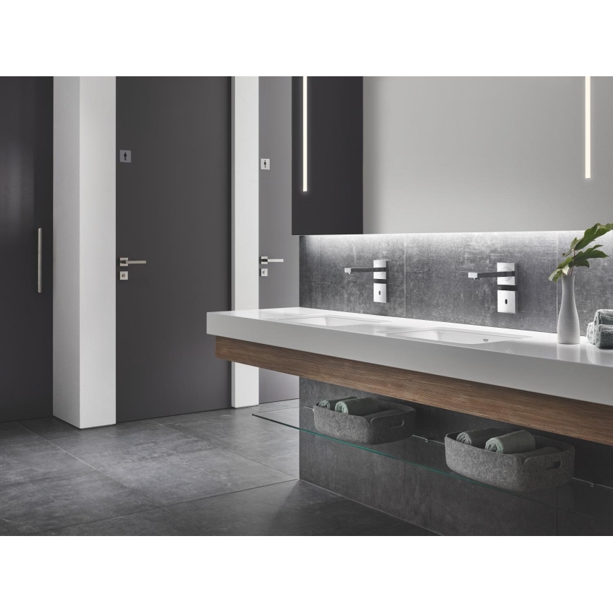 GROHE 36442000 - Ηλεκτρονική μπαταρία με υπέρυθρους αισθητήρες EUROCUBE E, γυαλιστερό χρώμιο