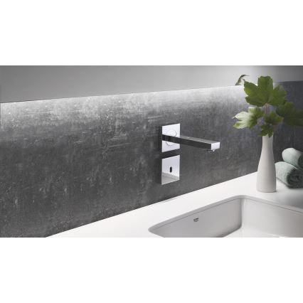GROHE 36442000 - Ηλεκτρονική μπαταρία με υπέρυθρους αισθητήρες EUROCUBE E, γυαλιστερό χρώμιο