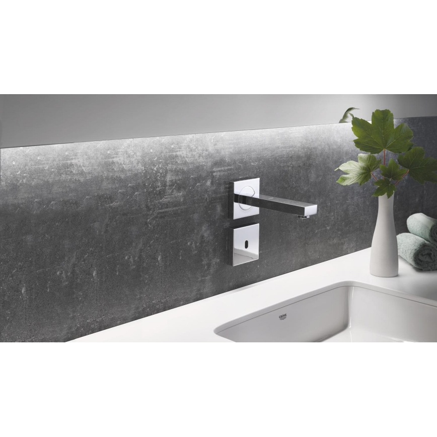 GROHE 36442000 - Ηλεκτρονική μπαταρία με υπέρυθρους αισθητήρες EUROCUBE E, γυαλιστερό χρώμιο