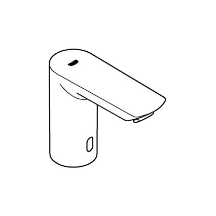 GROHE 36452000 - Υπέρυθρη ηλεκτρονική μπαταρία νιπτήρα BAU COSMOPOLITAN E, χρωμέ