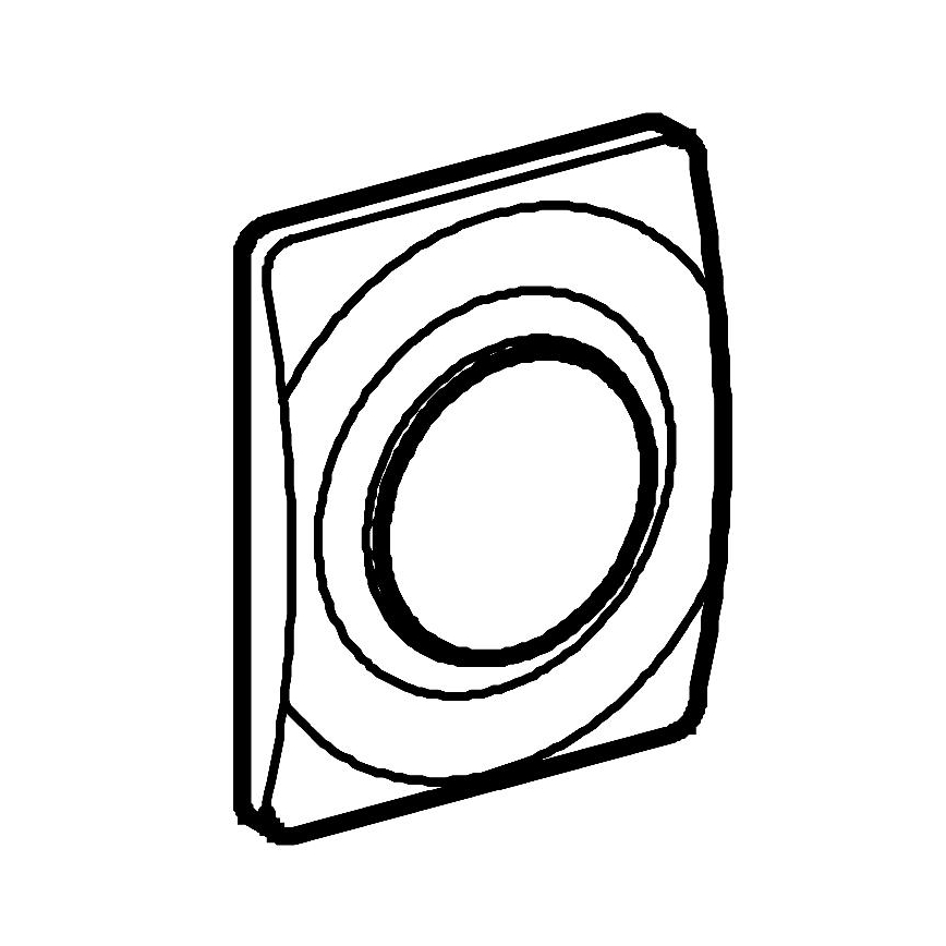 GROHE 37018SH0 - Πλήκτρο χειρισμού SURF 116 × 144 mm λευκό