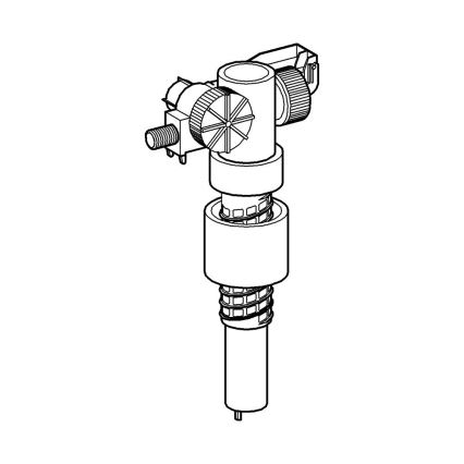 GROHE 37095000 - Βαλβίδα πλήρωσης 38” γυαλισμένο χρώμιο
