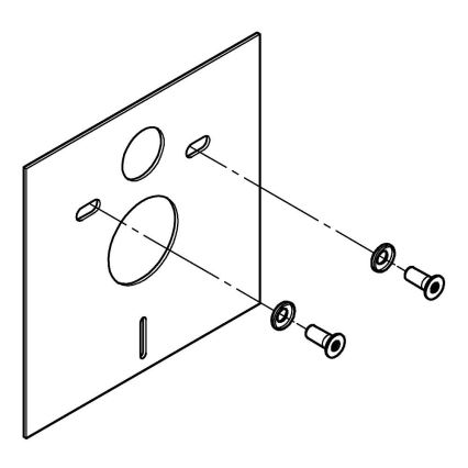 GROHE 37131000 - Σετ αργού κλεισίματος για WC, λευκό