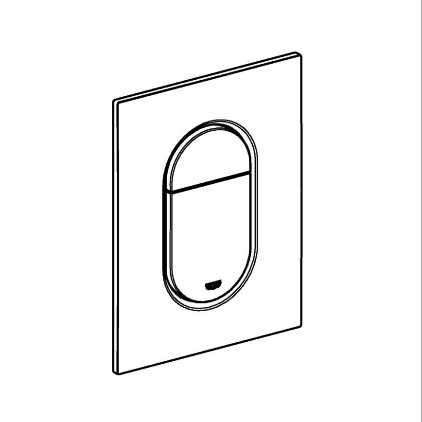 GROHE 37624SH0 - Πλακέτα χειρισμού ARENA COSMOPOLITAN S 130 × 172 mm λευκή