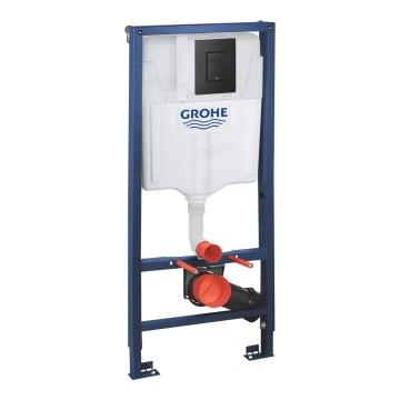 GROHE 38811KF0 - Σετ 3 σε 1 WC SOLIDO 1,13 m μαύρο