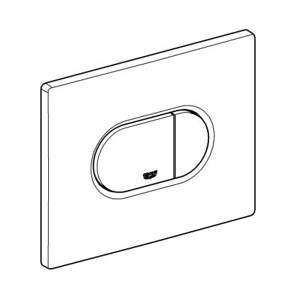 GROHE 38858SH0 - Πλακέτα ενεργοποίησης ARENA COSMOPOLITAN 156 × 197 mm λευκό
