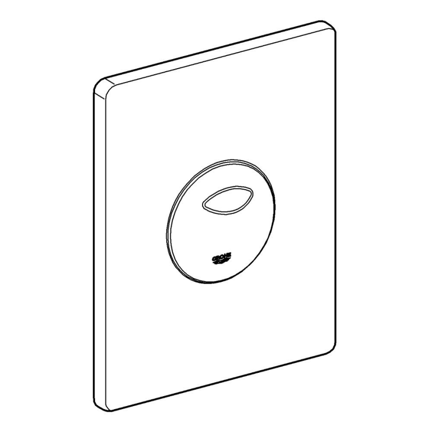 GROHE 38862SH0 - Πλακέτα χειρισμού SKATE 156 × 197 mm λευκή