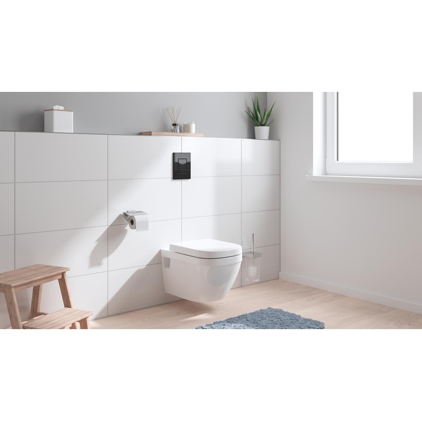 GROHE 38966KV0 - Πλακέτα έκπλυσης EVEN 156 × 197 mm μαύρη