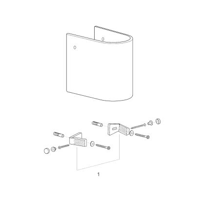 GROHE 39201000 - Ημι-κολόνα EURO CERAMIC 210 × 300 × 322 mm κεραμική/λευκή