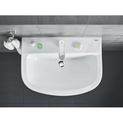 GROHE 39421000 - Επιτοίχιος νιπτήρας BAU CERAMIC 609 × 442 mm κεραμικός/λευκός