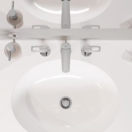 GROHE 39423000 - Εντοιχιζόμενος νιπτήρας BAU CERAMIC 560 × 420 mm κεραμικό/λευκό