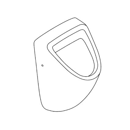 GROHE 39438000 - Ουρητήριο BAU CERAMIC 337 × 355 × 552 mm κεραμικό/λευκό