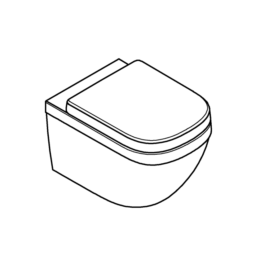 GROHE 39554000 - Κρεμαστή λεκάνη EURO CERAMIC, 540 × 374 mm, κεραμική, λευκή