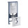 GROHE 39598000 - Μονάδα για επιτοίχια λεκάνη WC RAPID SLX 1,13 m λευκή