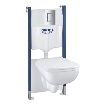GROHE 39816000 - Σετ για WC SOLIDO COMPACT 1,13 m κεραμικό/λευκό