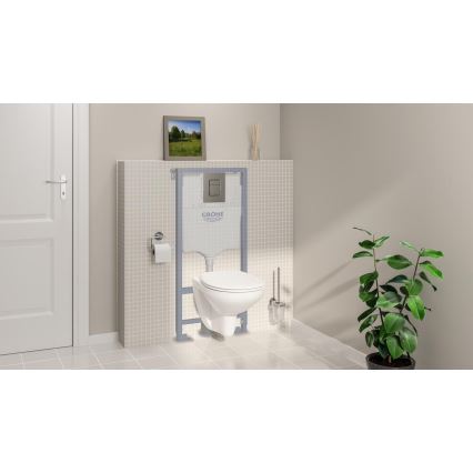 GROHE 39930000 - Σετ 4 σε 1 για WC SOLIDO 1,13 m γυαλιστερό χρώμιο