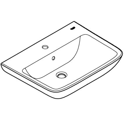 GROHE 39950000 - Νιπτήρας START EDGE 600 × 448 mm κεραμικός/λευκός