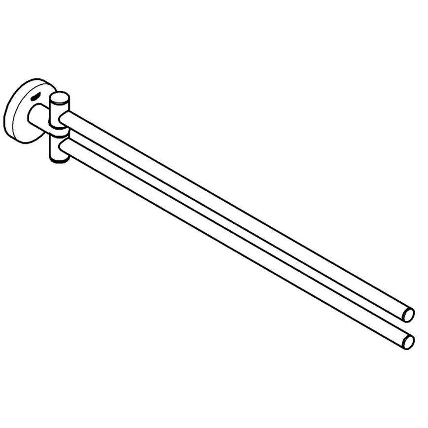 GROHE 40371DL1 - Πετσετοθήκη ESSENTIALS 439 mm χάλκινη