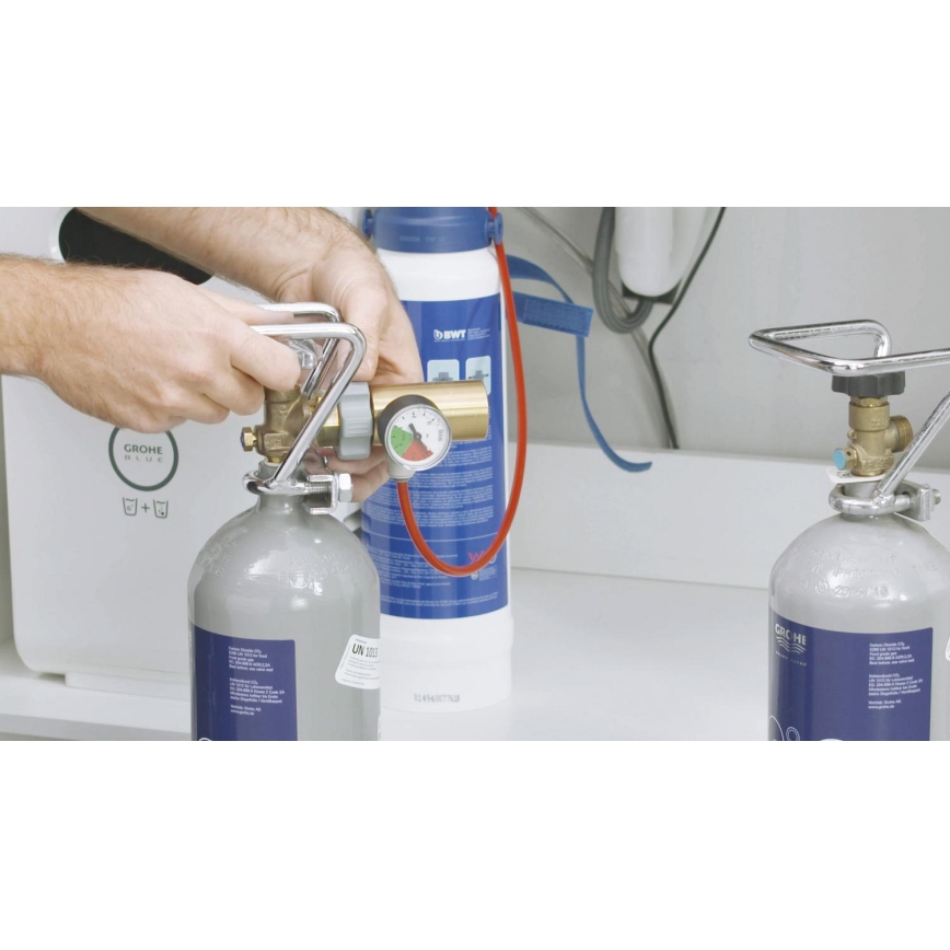 GROHE 40423000 - Σετ εκκίνησης με φιάλη CO2 υπό πίεση GROHE BLUE 2 kg