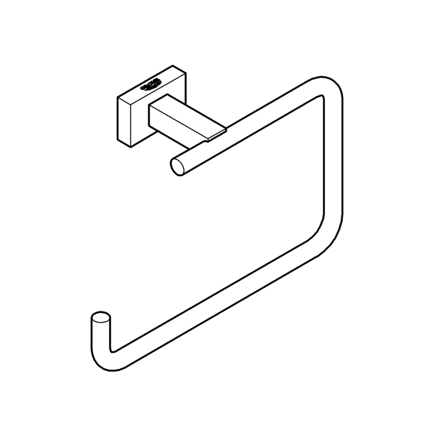 GROHE 40510001 - Κρεμάστρα πετσετών ESSENTIALS CUBE 188 mm γυαλιστερό χρώμιο