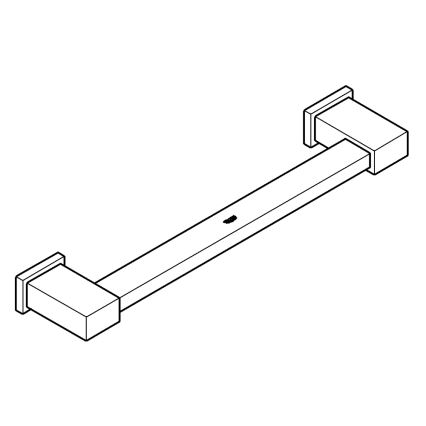 GROHE 40514001 - Κρεμάστρα πετσετών ESSENTIALS CUBE 392 mm γυαλιστερό χρώμιο