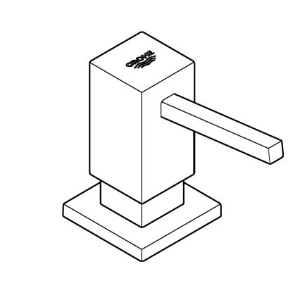 GROHE 40535GL0 - Δοσομετρητής υγρού σαπουνιού COSMOPOLITAN 500 ml χρυσός