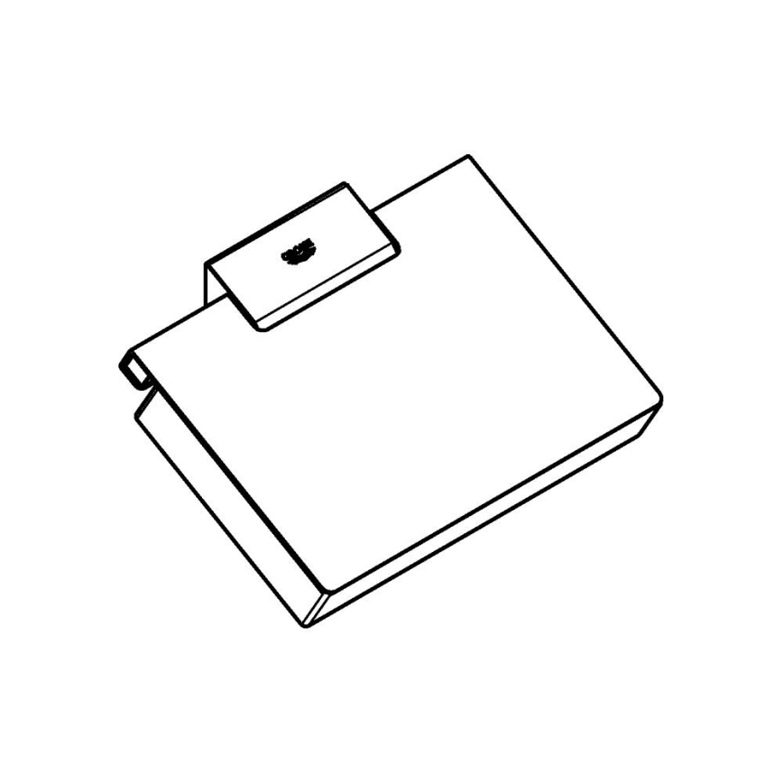 GROHE 40781000 - Βάση για χαρτί υγείας SELECTION CUBE, γυαλιστερό χρώμιο