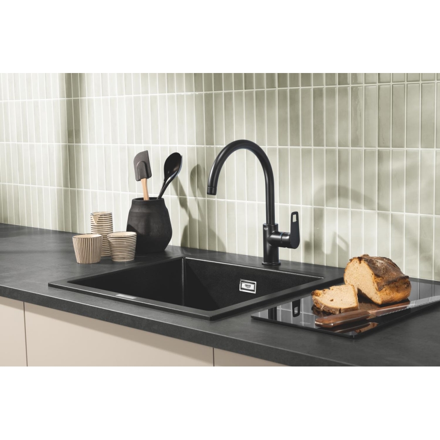 GROHE 40786K00 - Γυάλινη επιφάνεια 450 × 240 × 19 mm μαύρη