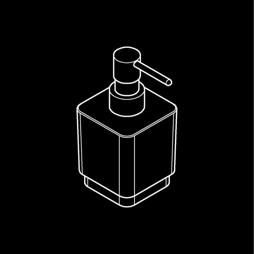 GROHE 40805000 - Δοσομετρητής υγρού σαπουνιού SELECTION CUBE 300 ml γυαλιστερό χρώμιο