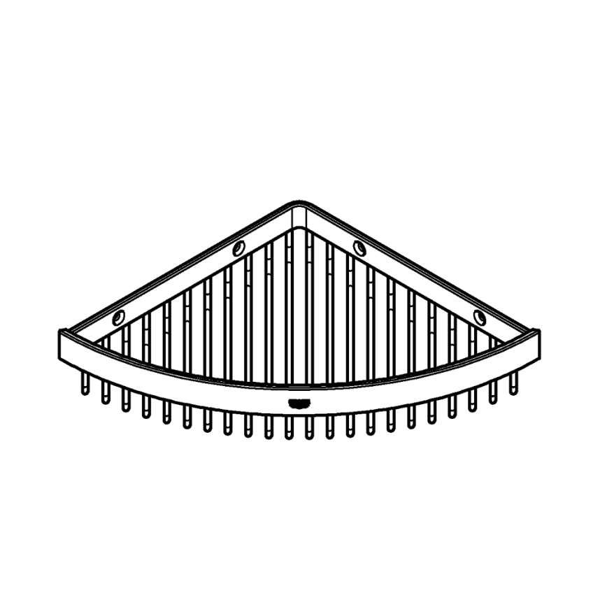 GROHE 40809000 - Συρμάτινη σαπουνοθήκη SELECTION CUBE 20 × 20 εκ. γυαλιστερό χρώμιο