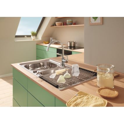 GROHE 40856SD0 - Δίσκος αποστράγγισης 450 × 348 mm, βουρτσισμένο ανοξείδωτο