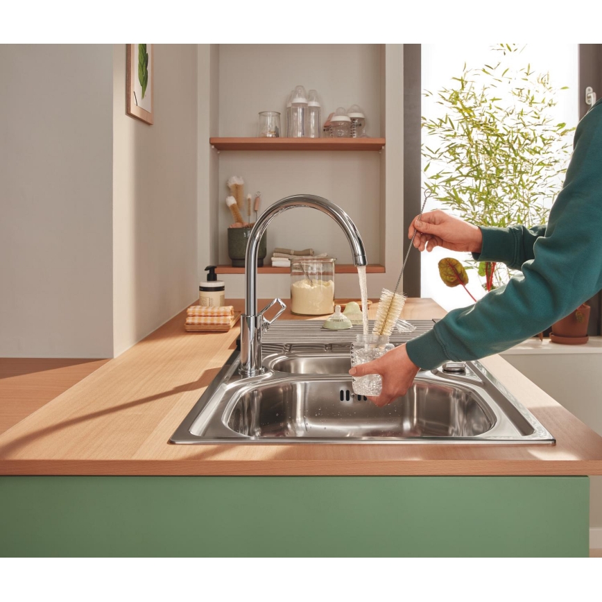 GROHE 40856SD0 - Δίσκος αποστράγγισης 450 × 348 mm, βουρτσισμένο ανοξείδωτο