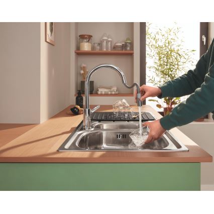 GROHE 40871K00 - Κεραμική επιφάνεια αποστράγγισης 450 x 400 mm, μαύρη