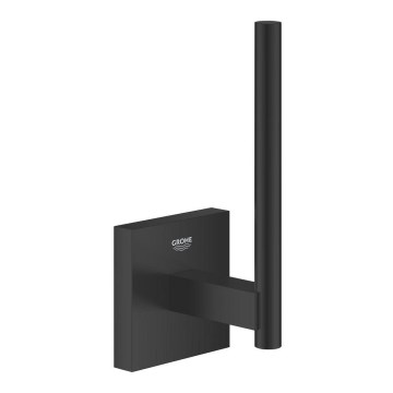 GROHE 409792430 - Βάση για ανταλλακτικό ρολό χαρτιού υγείας START CUBE 13,4x6 cm μαύρη