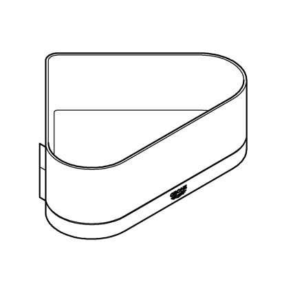 GROHE 41038000 - Γωνιακή ντουζιέρα SELECTION σε γυαλιστερό χρώμιο