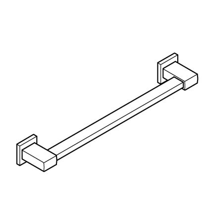 GROHE 41095000 - Λαβή μπανιέρας START CUBE 504 mm γυαλιστερό χρώμιο