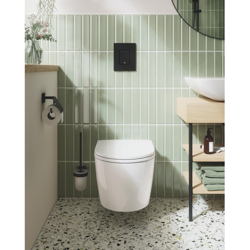 GROHE 411022430 - Βάση για χαρτί υγείας START CUBE σε μαύρο