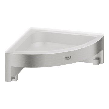 GROHE 41106DC0 - Γωνιακό ράφι ντους START CUBE 200 x 200 x 60 mm, από ανοξείδωτο ατσάλι